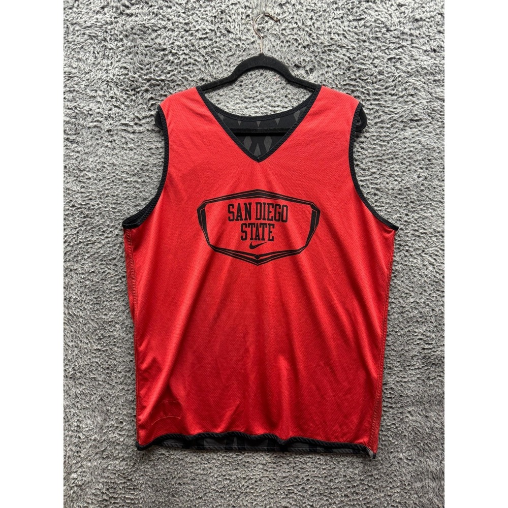 Nike San Diego‎ State Aztecs Reversible Basketball Practice Jersey Mens Size XL